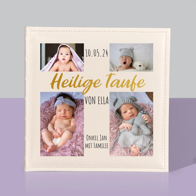 Fotocollage: Heilige Taufe Kreuz - Fotoalbum