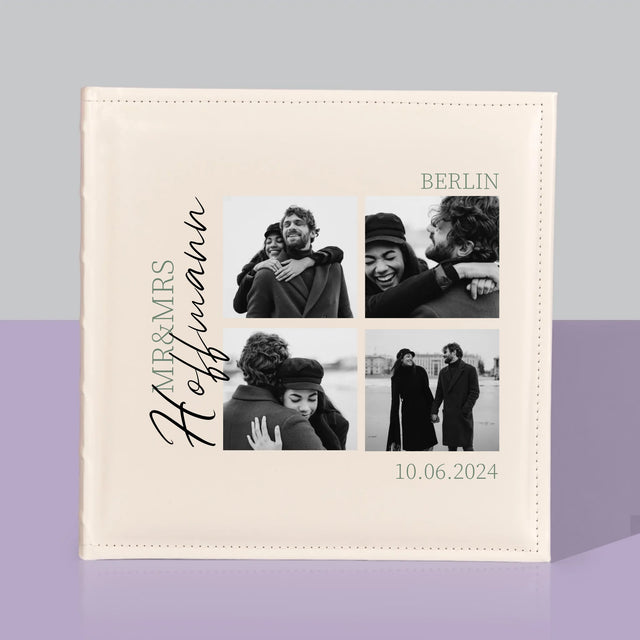 Fotocollage: Mr&Mrs Hochzeit - Fotoalbum