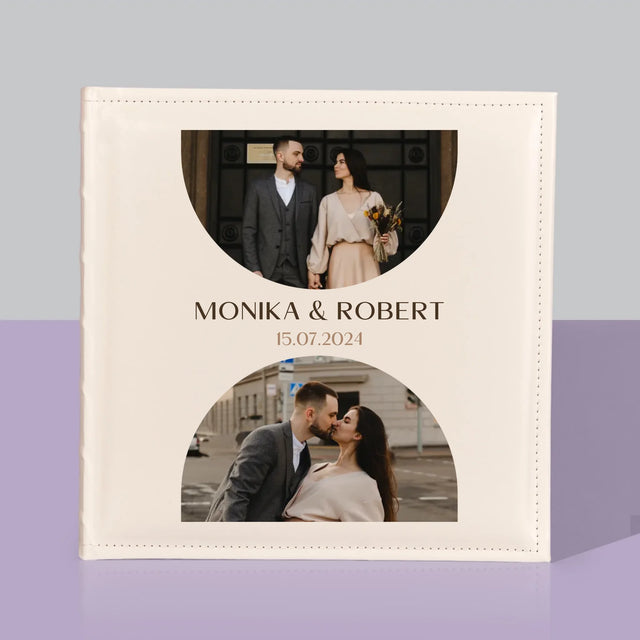 Fotocollage: Hochzeitsdatum - Fotoalbum