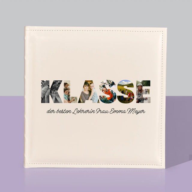 Buchstaben-Collage: Klasse - Fotoalbum