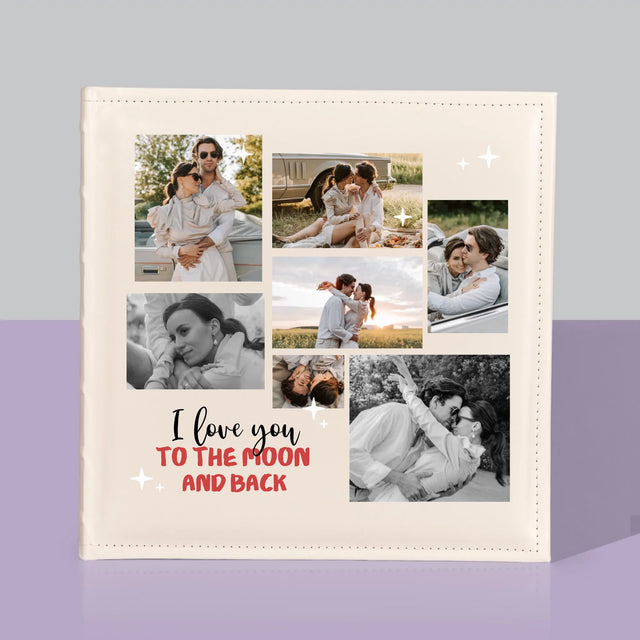 Fotocollage: To The Moon And Back - Fotoalbum