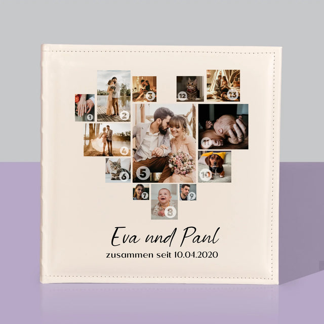 Fotocollage: Herz - Fotoalbum