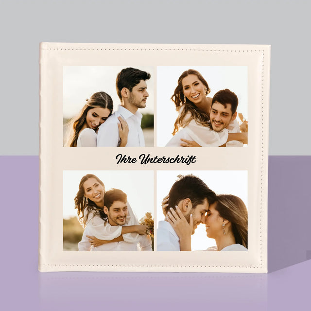 Fotocollage: 4 Fotos Und Unterschrift - Fotoalbum