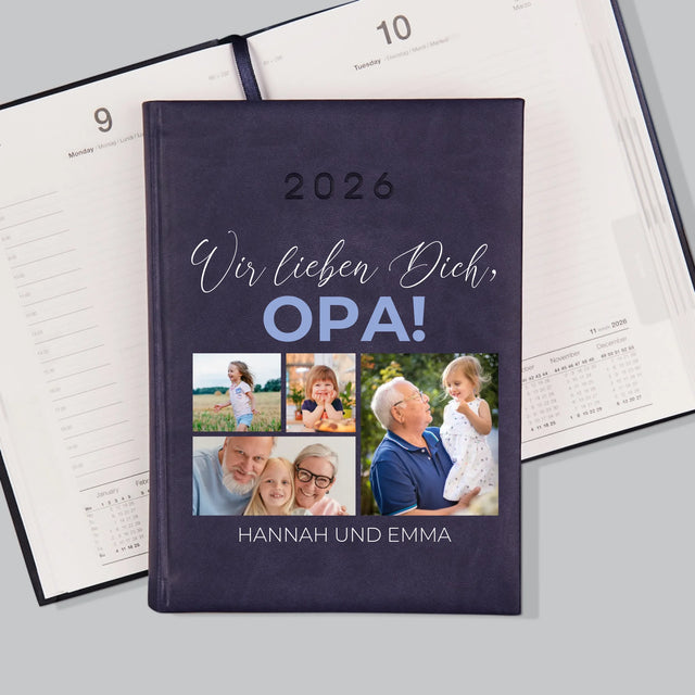 Fotocollage: Wir Lieben Dich, Opa! - Buchkalender