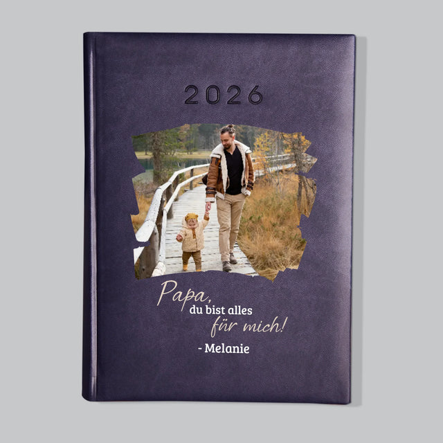 Foto Und Unterschrift: Glückwunschkarte Für Papa - Buchkalender