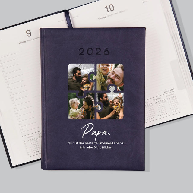 Fotocollage: Puzzle Fotos Für Papa - Buchkalender