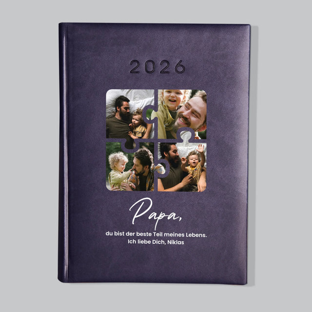 Fotocollage: Puzzle Fotos Für Papa - Buchkalender