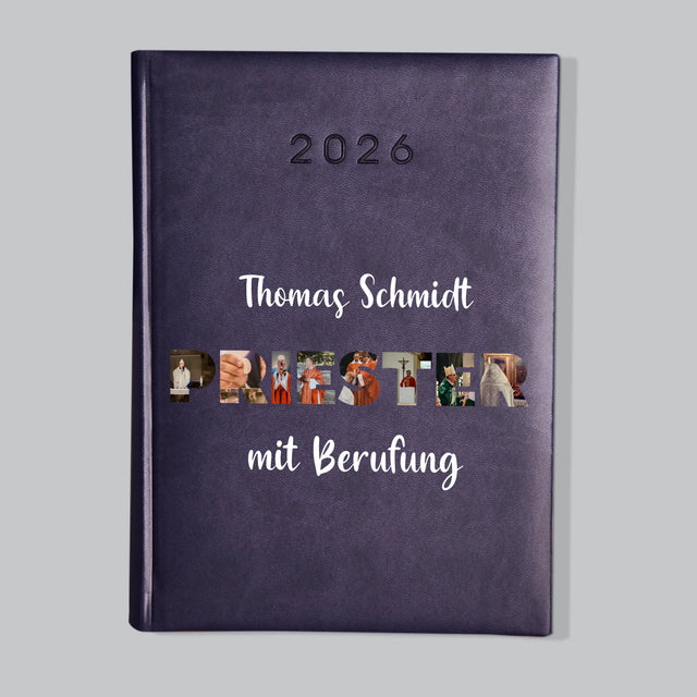 Buchstaben-Collage: Priester Aus Berufung - Buchkalender