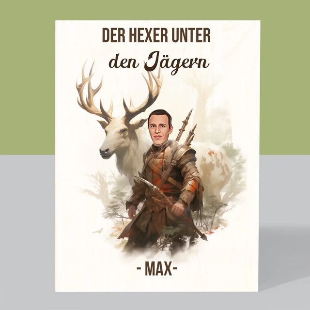 Ihr Avatar: Der Hexer Unter Den Jägern - Druck Auf Holz