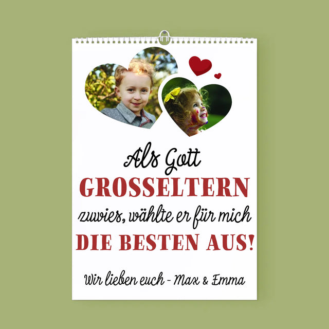 Fotocollage: Als Gott Großeltern Zuwies - Wandkalender
