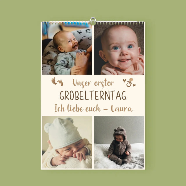 Fotocollage: Unser Erster Großelterntag - Wandkalender