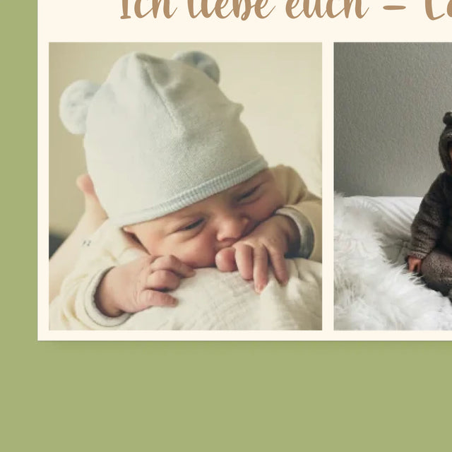 Fotocollage: Unser Erster Großelterntag - Wandkalender