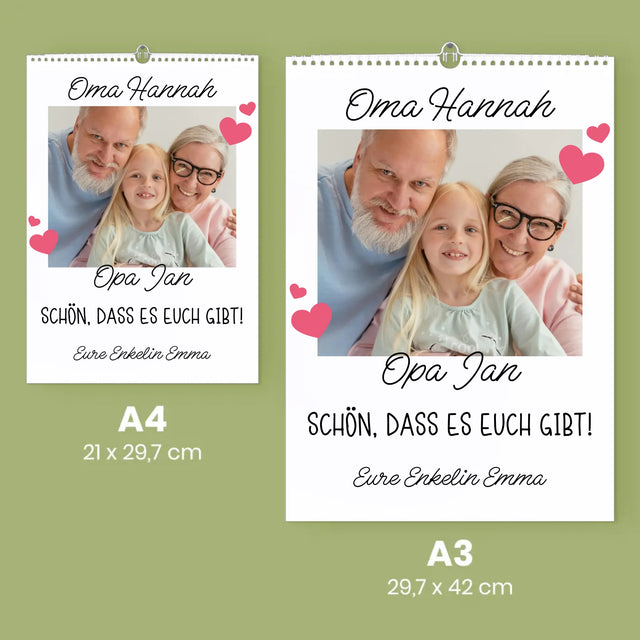 Foto Und Unterschrift: Schön, Dass Es Euch Gibt - Wandkalender