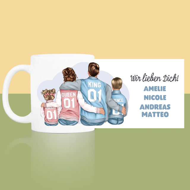 Avatar Creator: Hoodie-Familie - Tasse
