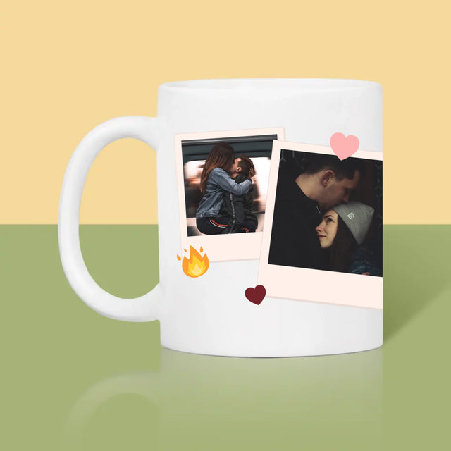 Fotocollage: Ich Liebe Dich, Wie Du Bist - Tasse