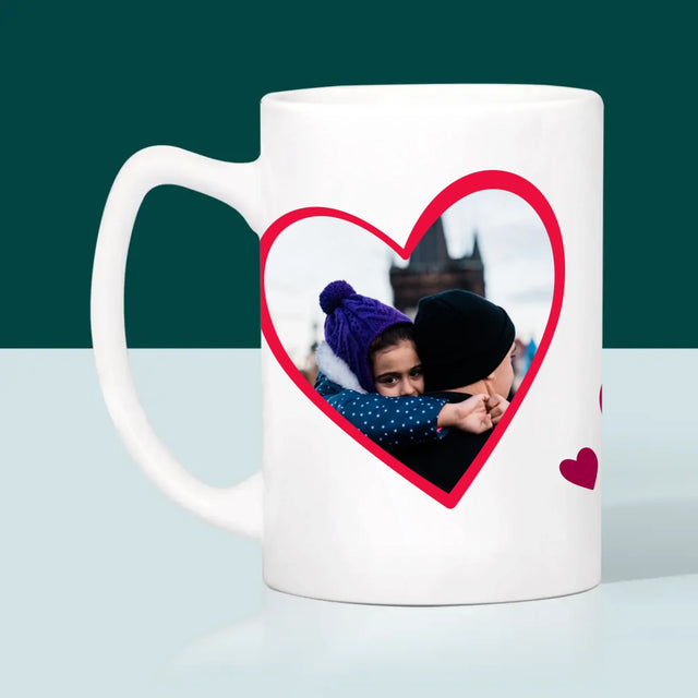 Foto Und Unterschrift: Ein Valentinsgruß Für Papa - Tasse