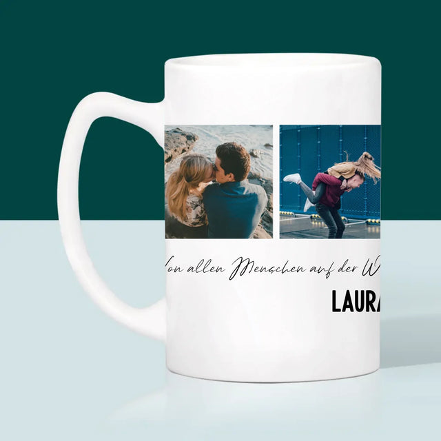 Fotocollage: Von Allen Menschen Auf Der Welt - Tasse