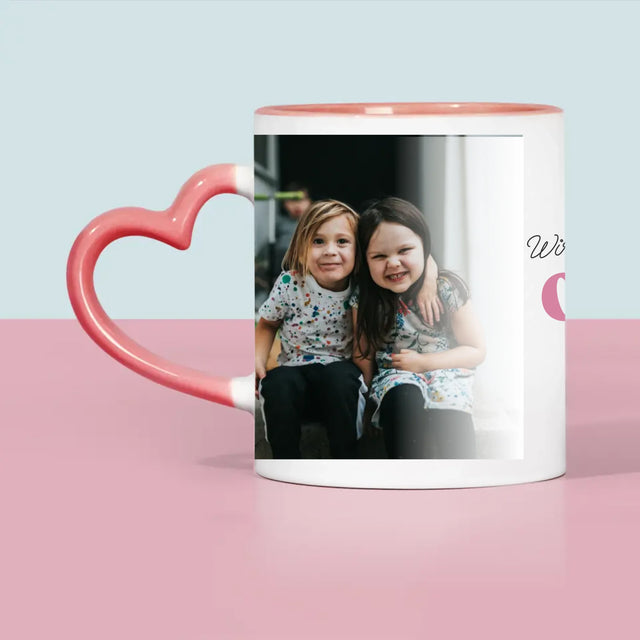 Fotocollage: Wir Lieben Dich, Oma - Tasse