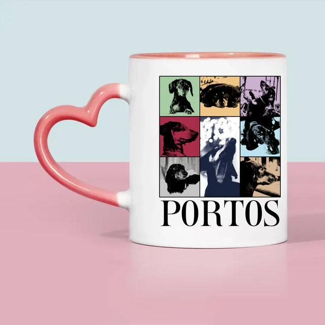 Fotocollage: Haustier Wie Taylor - Tasse