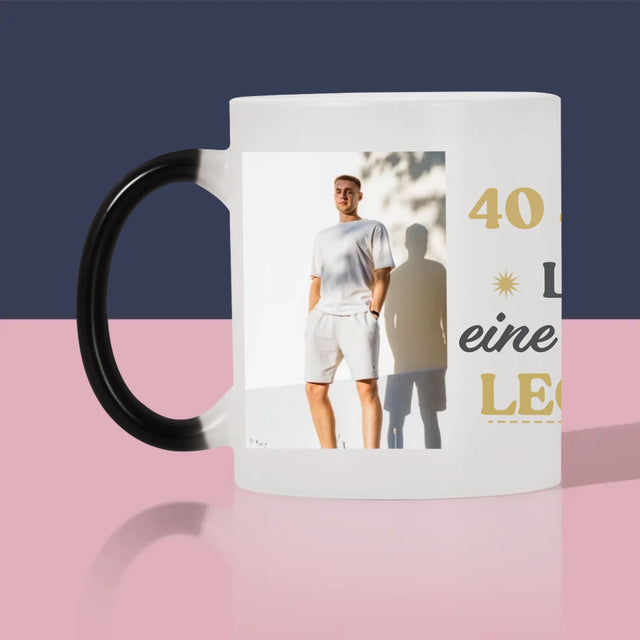 Fotocollage: 40 Jahre Lang Eine Legende - Tasse