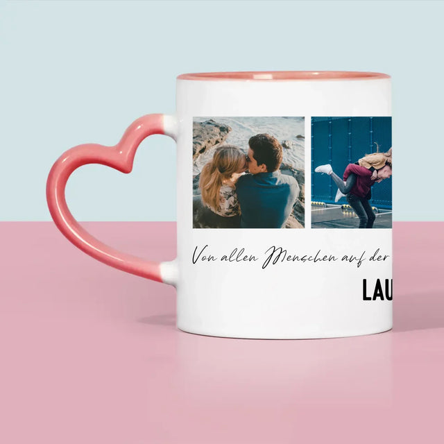 Fotocollage: Von Allen Menschen Auf Der Welt - Tasse