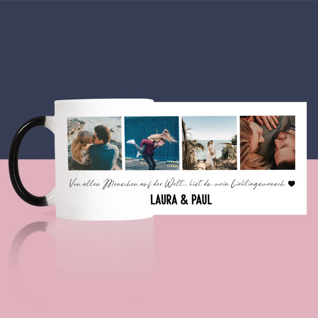 Fotocollage: Von Allen Menschen Auf Der Welt - Tasse