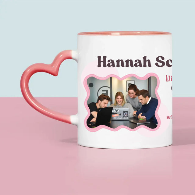 Fotocollage: Beste Chefin - Tasse