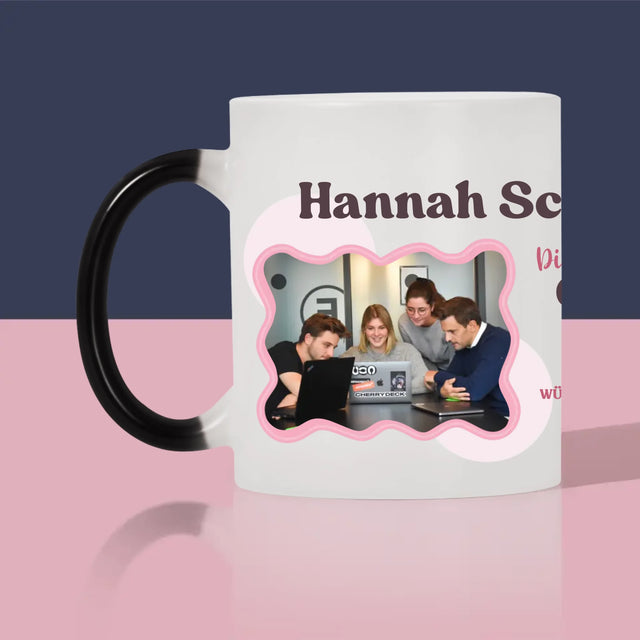 Fotocollage: Beste Chefin - Tasse