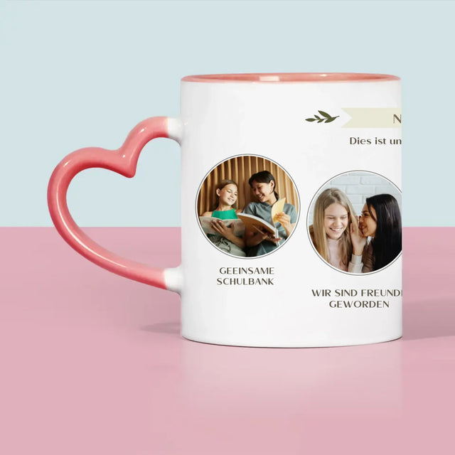 Fotocollage: Dies Ist Unsere Gemeinsame Reise - Tasse