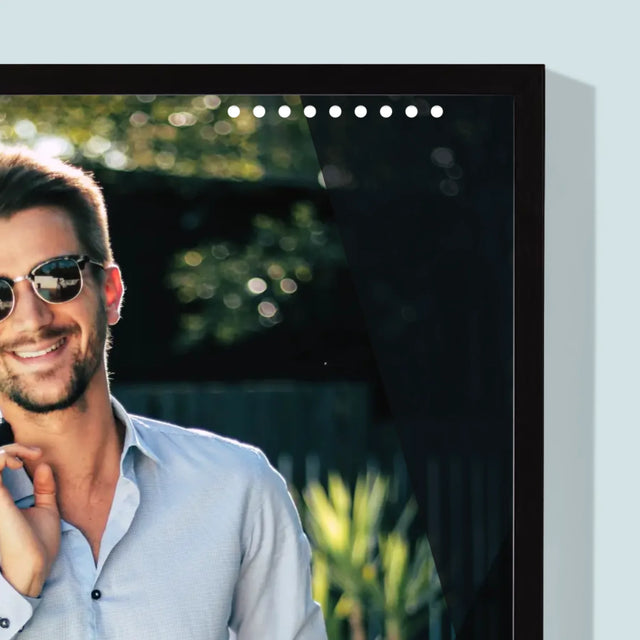 Foto Und Unterschrift: Geschäftsführer - Druck Mit Rahmen 30X40