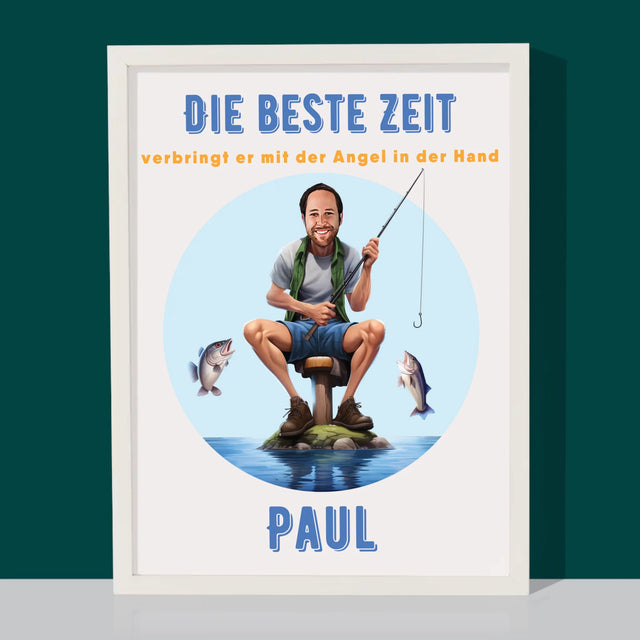 Foto und Bildunterschrift: Beste Zeit – gerahmter Druck | DE