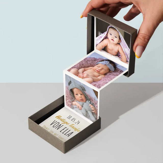 Fotocollage: Heilige Taufe Kreuz - Fotobox