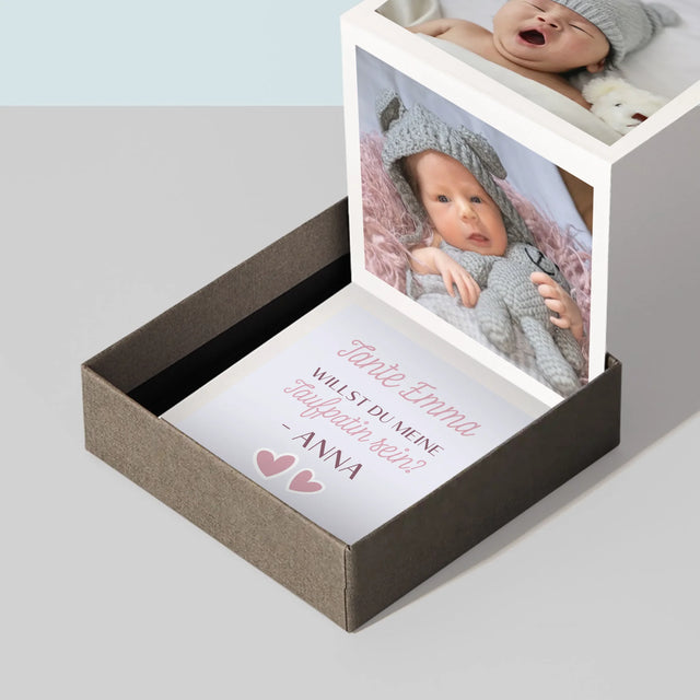 Fotocollage: Willst Du Meine Taufpatin Sein? - Fotobox