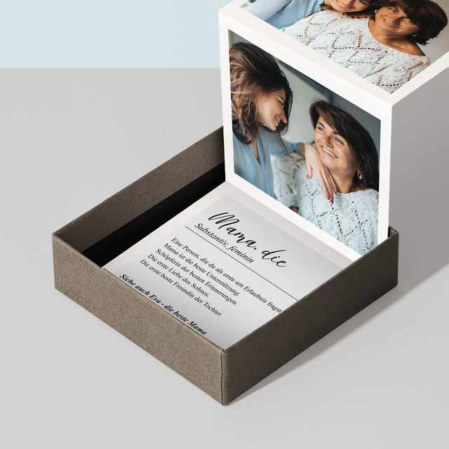 Foto Und Unterschrift: Mama Definition - Fotobox