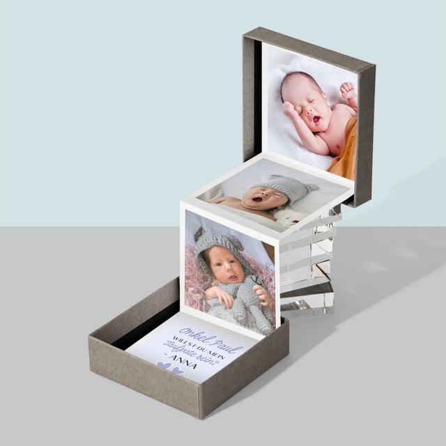 Fotocollage: Willst Du Mein Taufpate Sein? - Fotobox