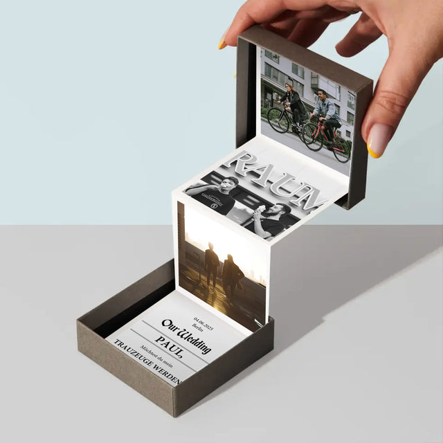 Foto Und Unterschrift: Our Wedding Trauzeuge - Fotobox