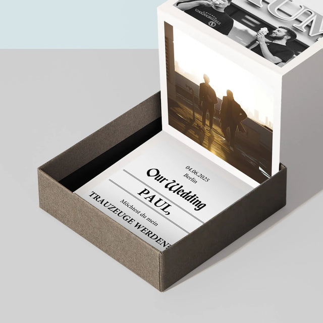 Foto Und Unterschrift: Our Wedding Trauzeuge - Fotobox