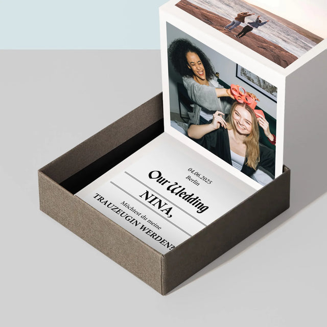 Foto Und Unterschrift: Our Wedding Trauzeugin - Fotobox