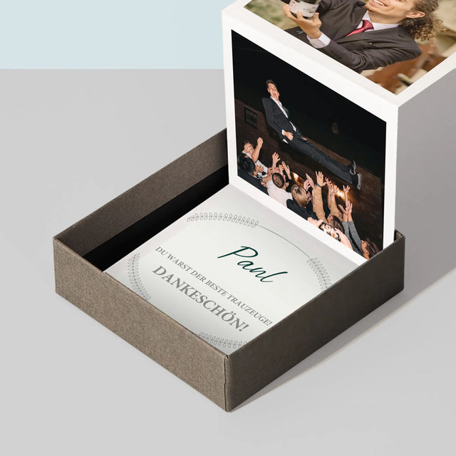 Foto Und Unterschrift: Du Warst Der Beste Trauzeuge - Fotobox