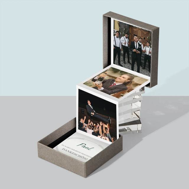 Foto Und Unterschrift: Du Warst Der Beste Trauzeuge - Fotobox