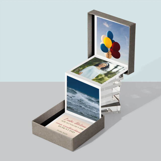 Foto Und Unterschrift: Wunderschönen Ruhestand - Fotobox