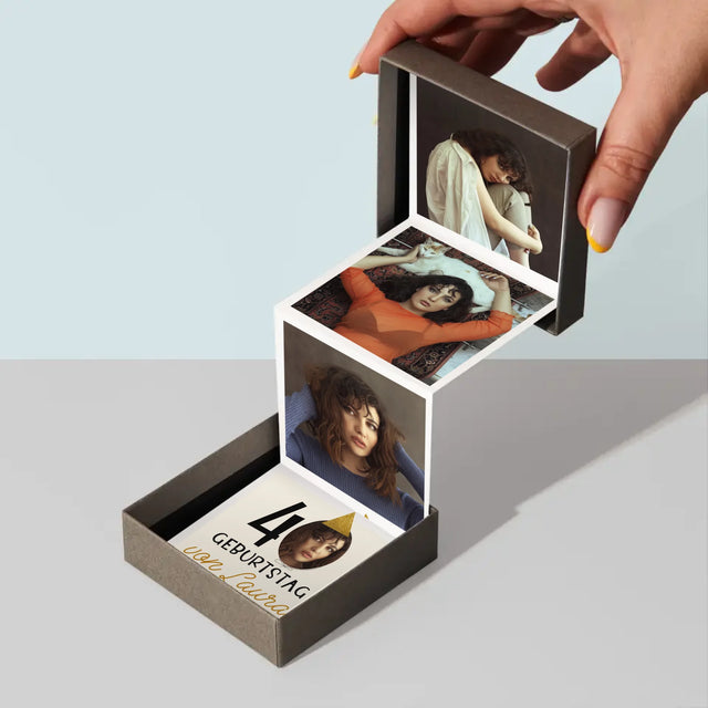 Foto Und Unterschrift: 40. Geburtstag Mütze - Fotobox