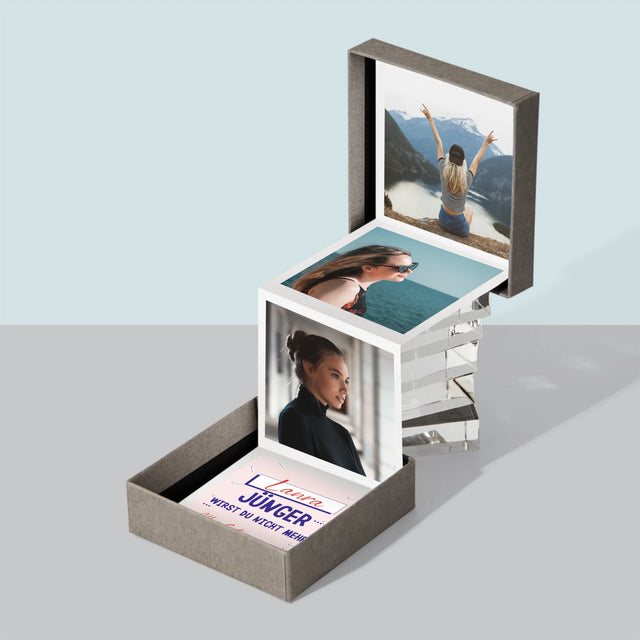 Foto Und Unterschrift: Du Wirst Nicht Jünger - Fotobox