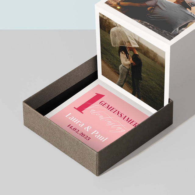 Fotocollage: Erster Gemeinsamer Valentinstag - Fotobox