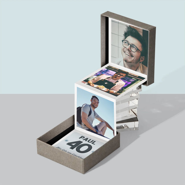 Fotocollage: 40 Jahre - Fotobox