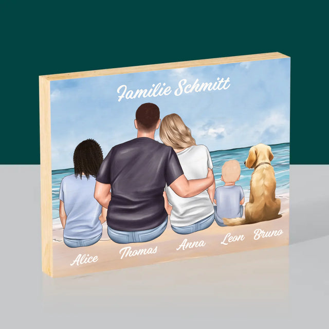 Avatar Creator: Familienporträt - Druck Auf Holz