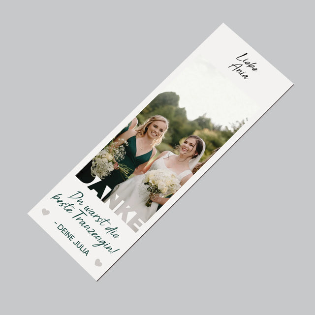 Foto Und Unterschrift: Du Warst Die Beste Trauzeugin - Kühlschrankmagnet