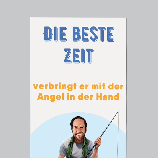 Foto und Bildunterschrift: Best Time – Kühlschrankmagnet | DE