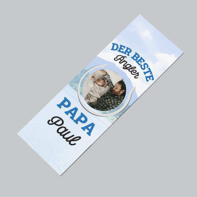 Foto Und Unterschrift: Bester Angel-Vater - Kühlschrankmagnet