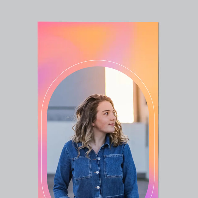 Foto Und Unterschrift: Ändere Dich Nicht - Kühlschrankmagnet